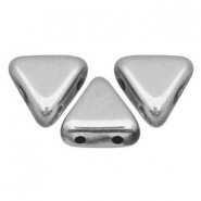 Cuentas de vidrio Kheops® par Puca® - Argentees/silver 00030/27000